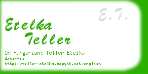 etelka teller business card